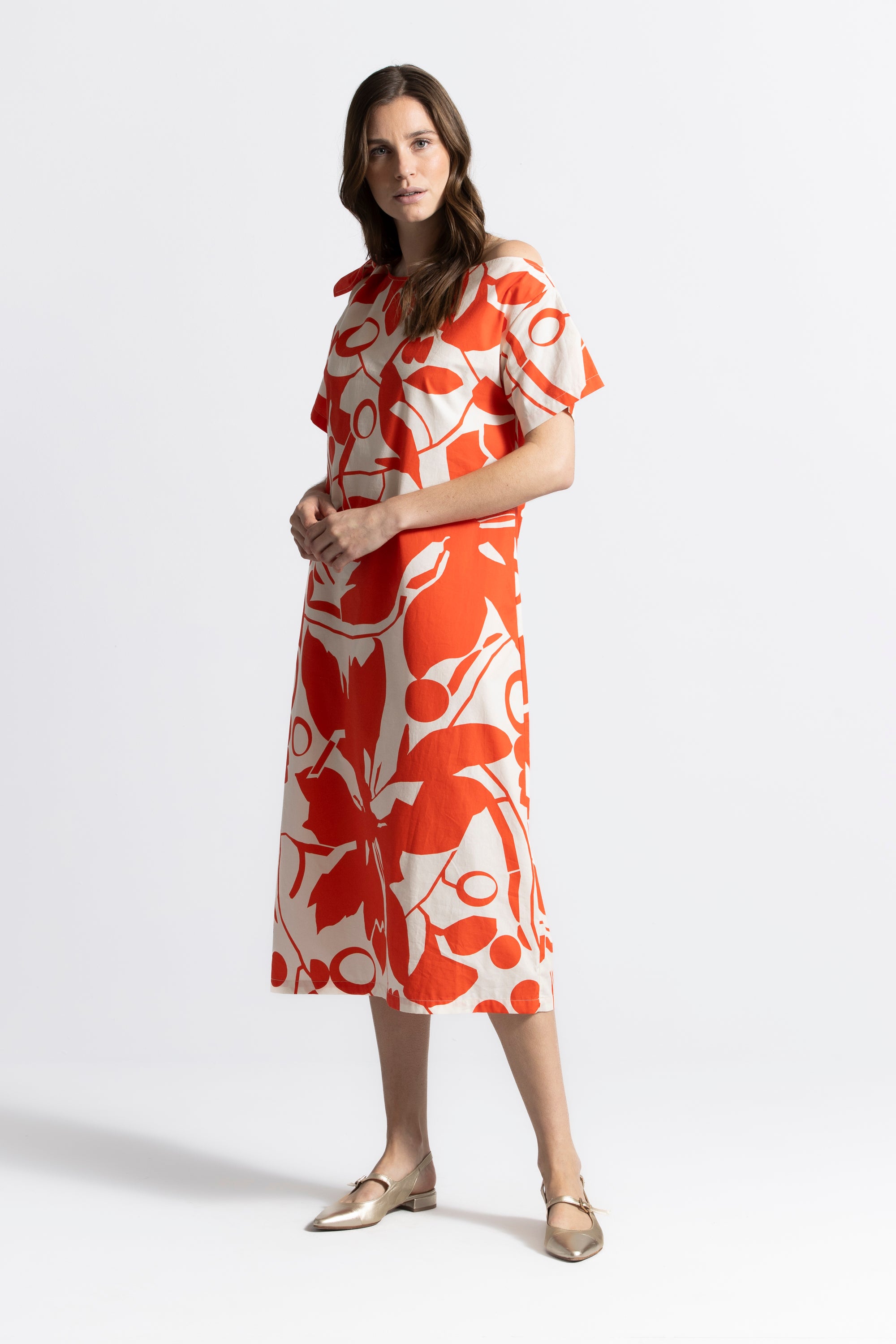 Jurkje Gigue Kleedjes Jurk Gigue Ecru KENDAL OCTAV 214 Gratis