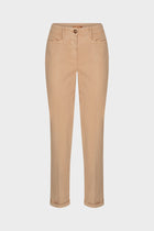 Roza beige  regular fit broek