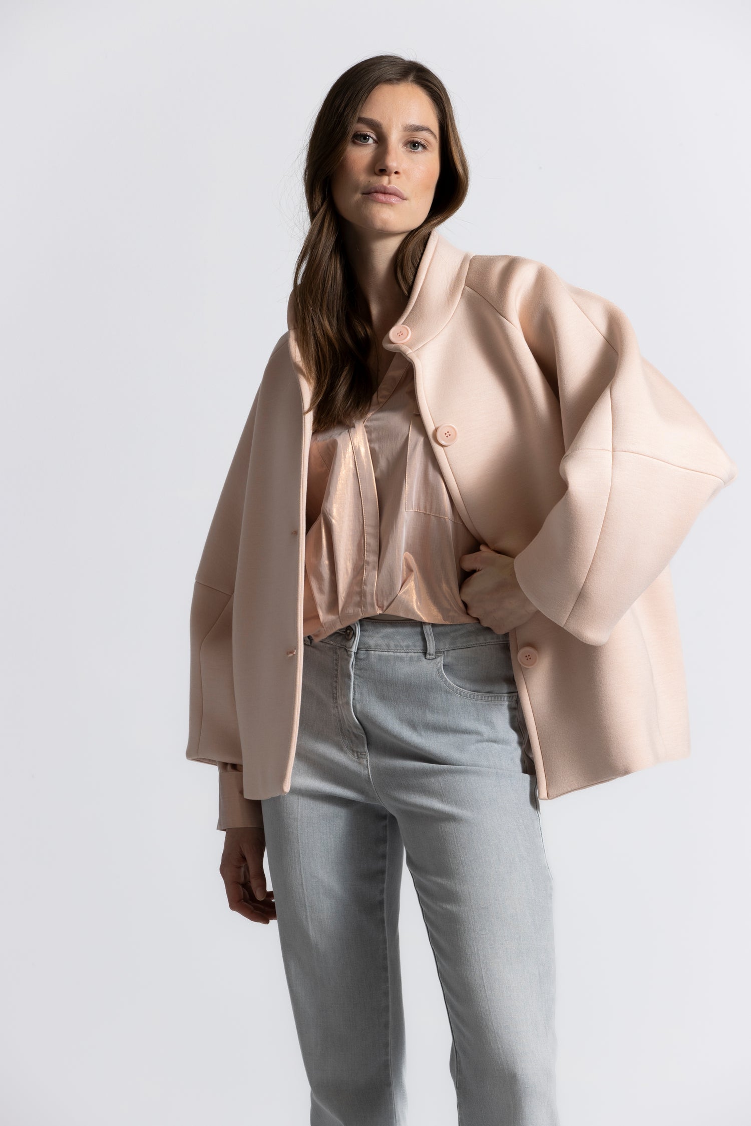 Manteau rose Arona