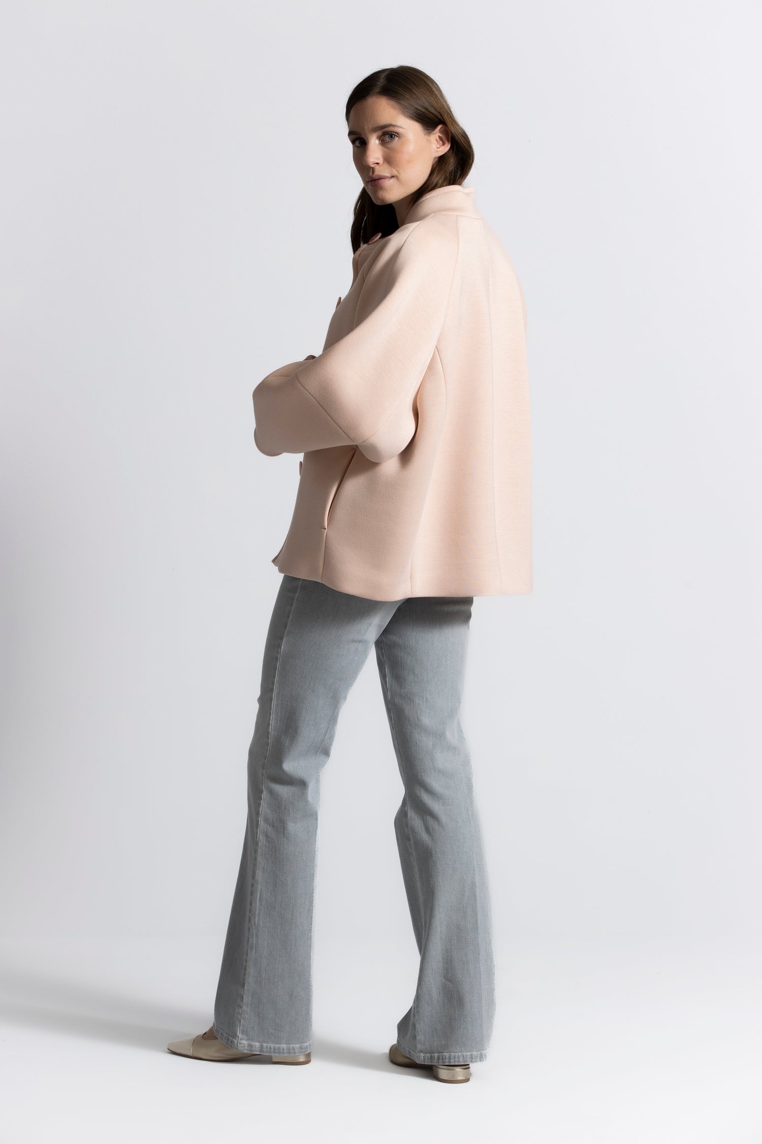 Manteau rose Arona