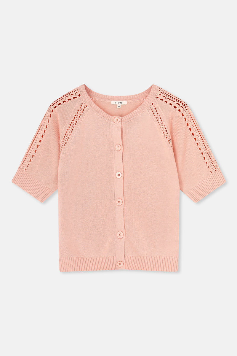 Ferno pink cardigan