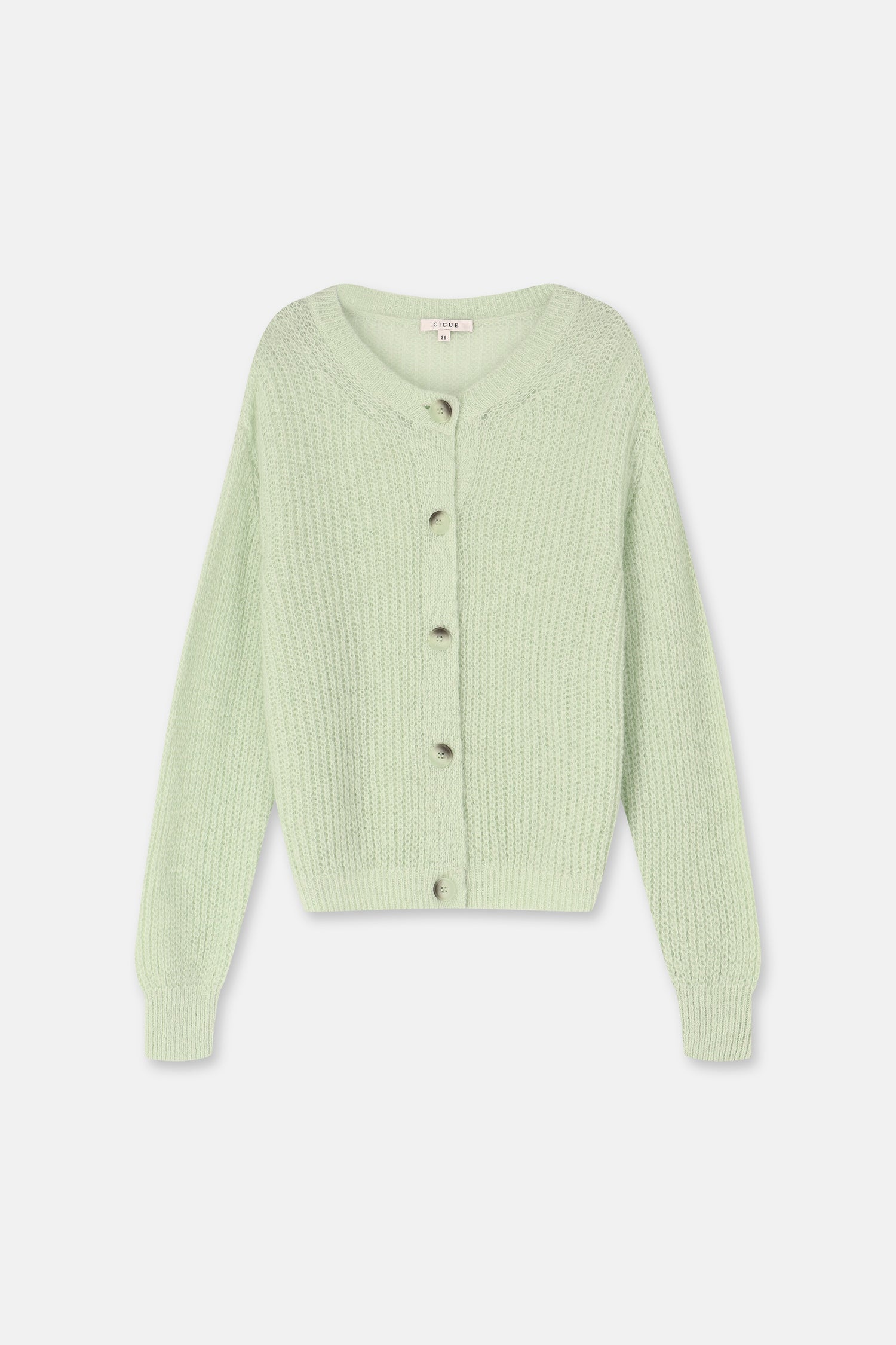 Fully mint green cardigan