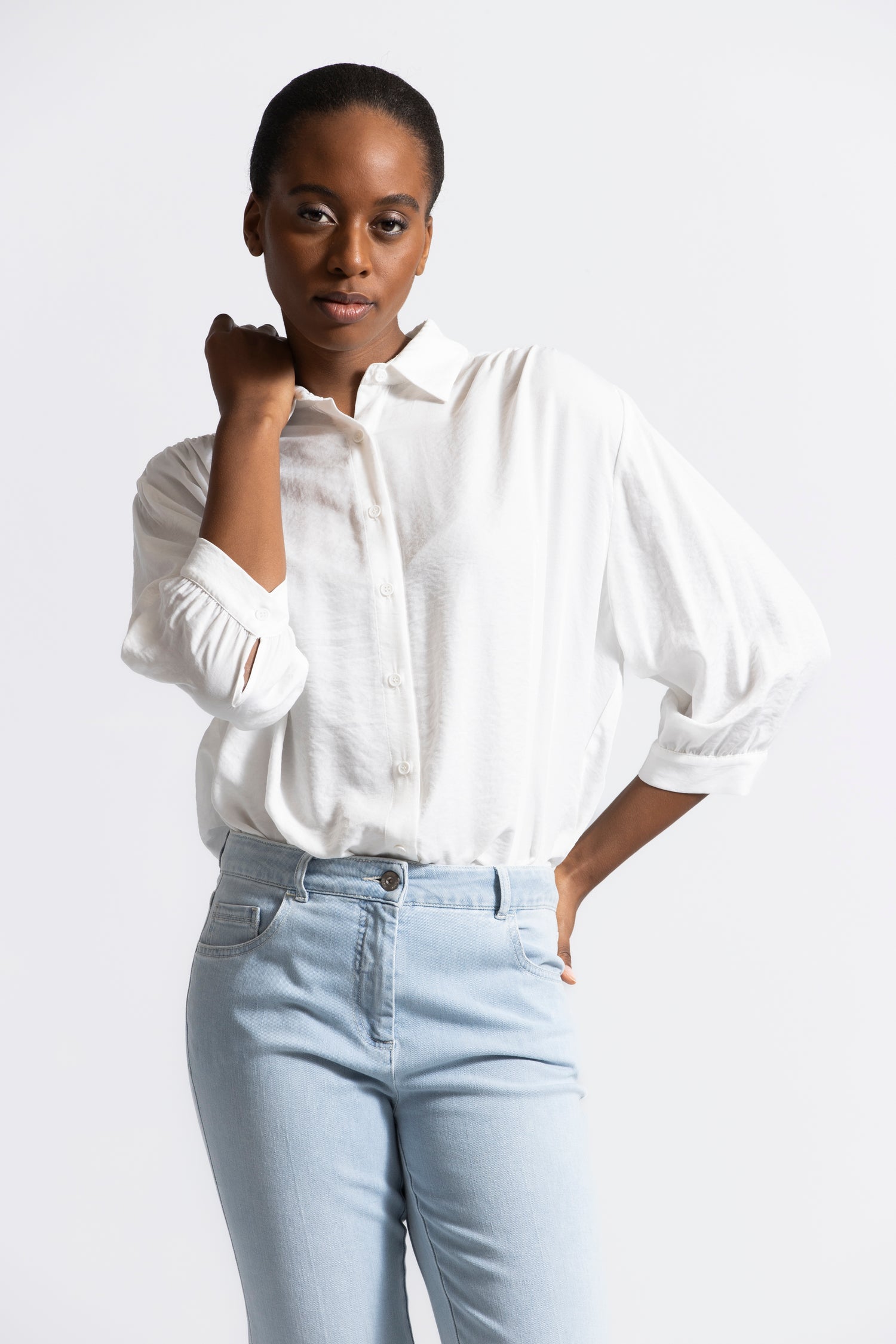 Hamilton white blouse