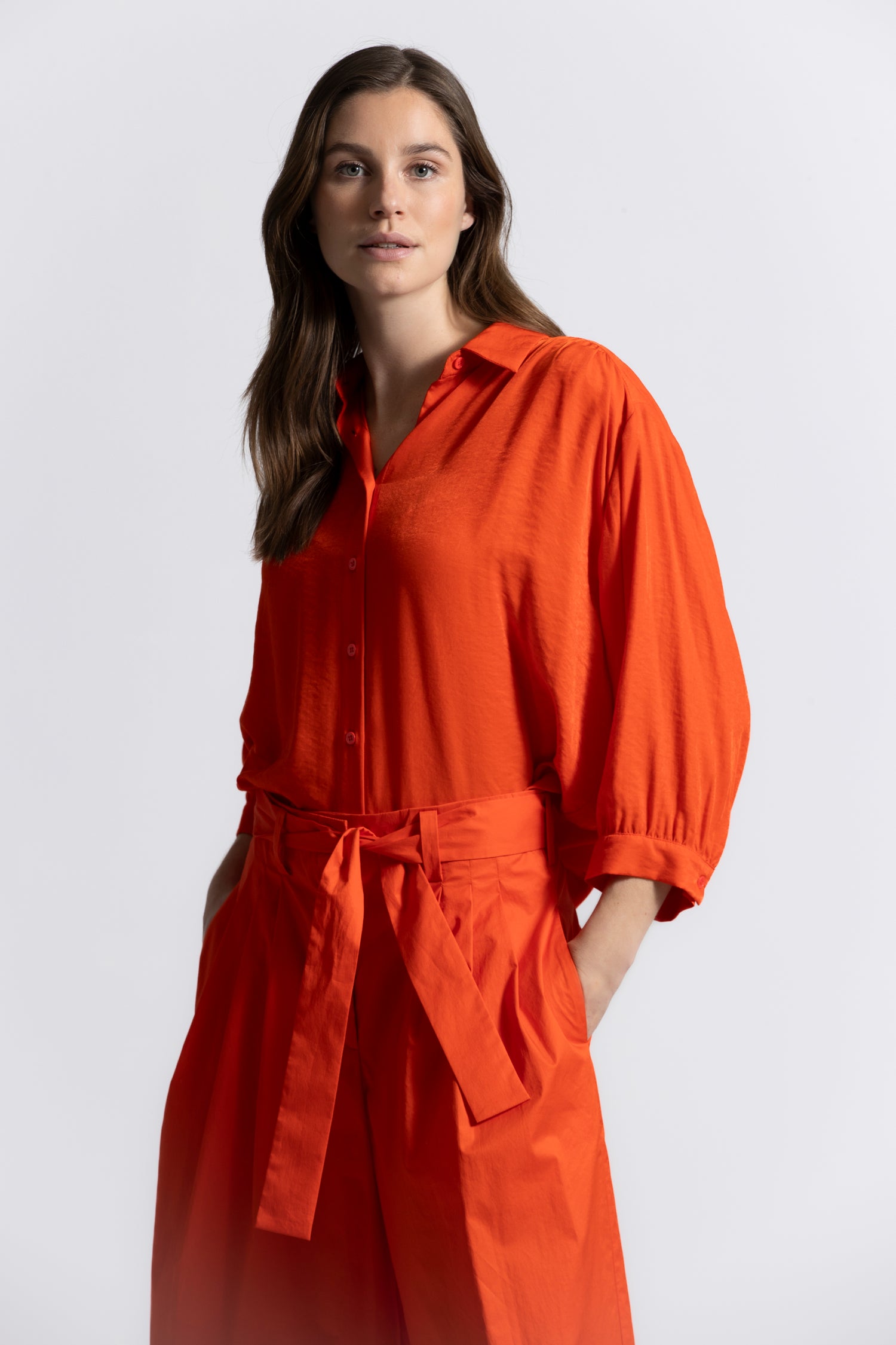 Blouse rouge Hamilton