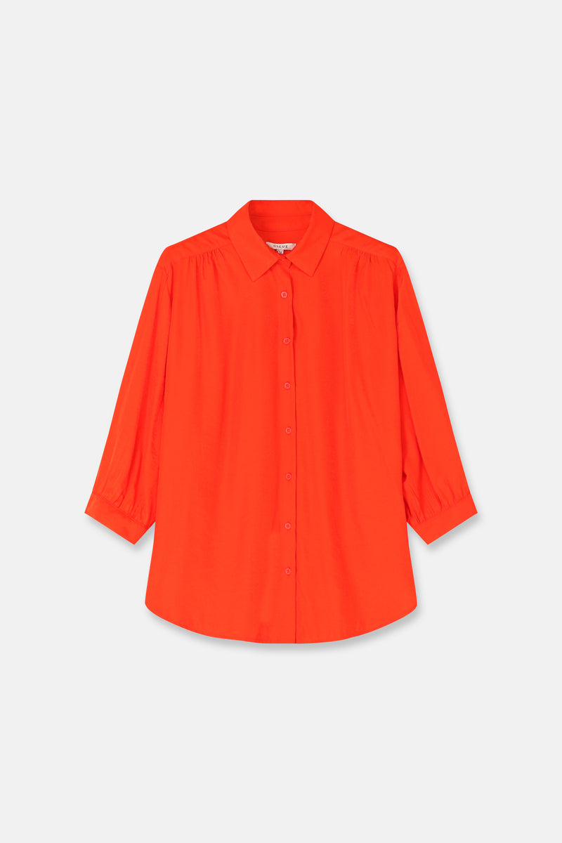 Hamilton red blouse