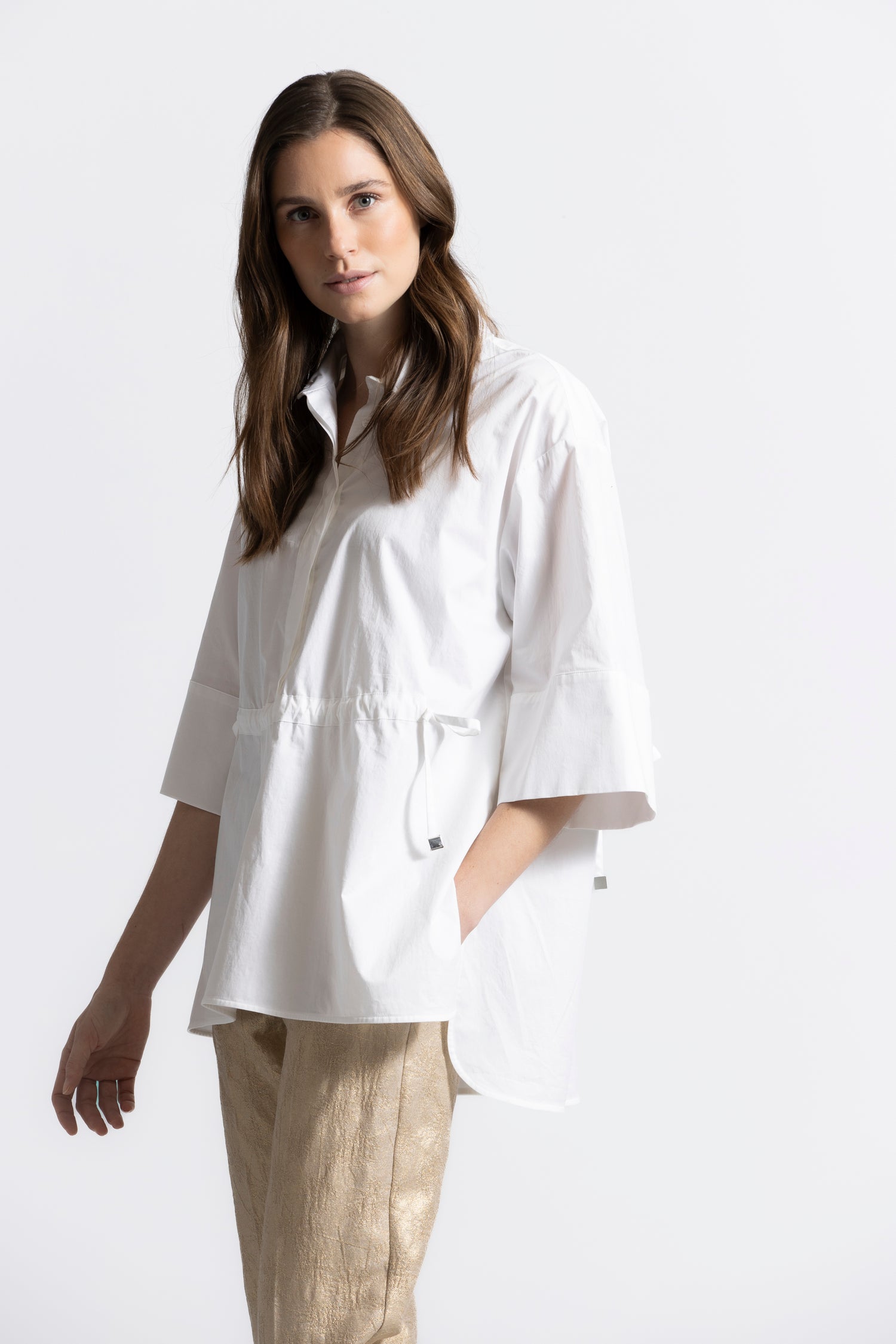 Hannah white blouse