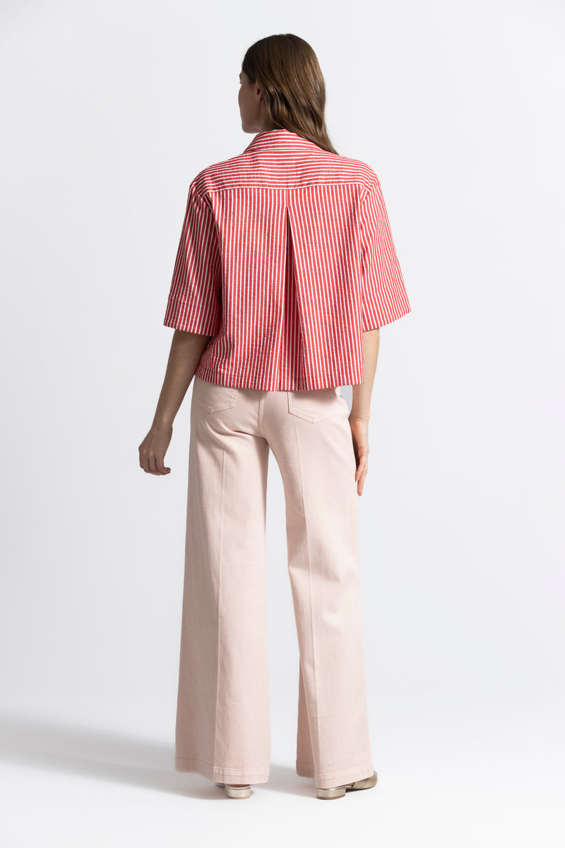 Hortis red-white blouse