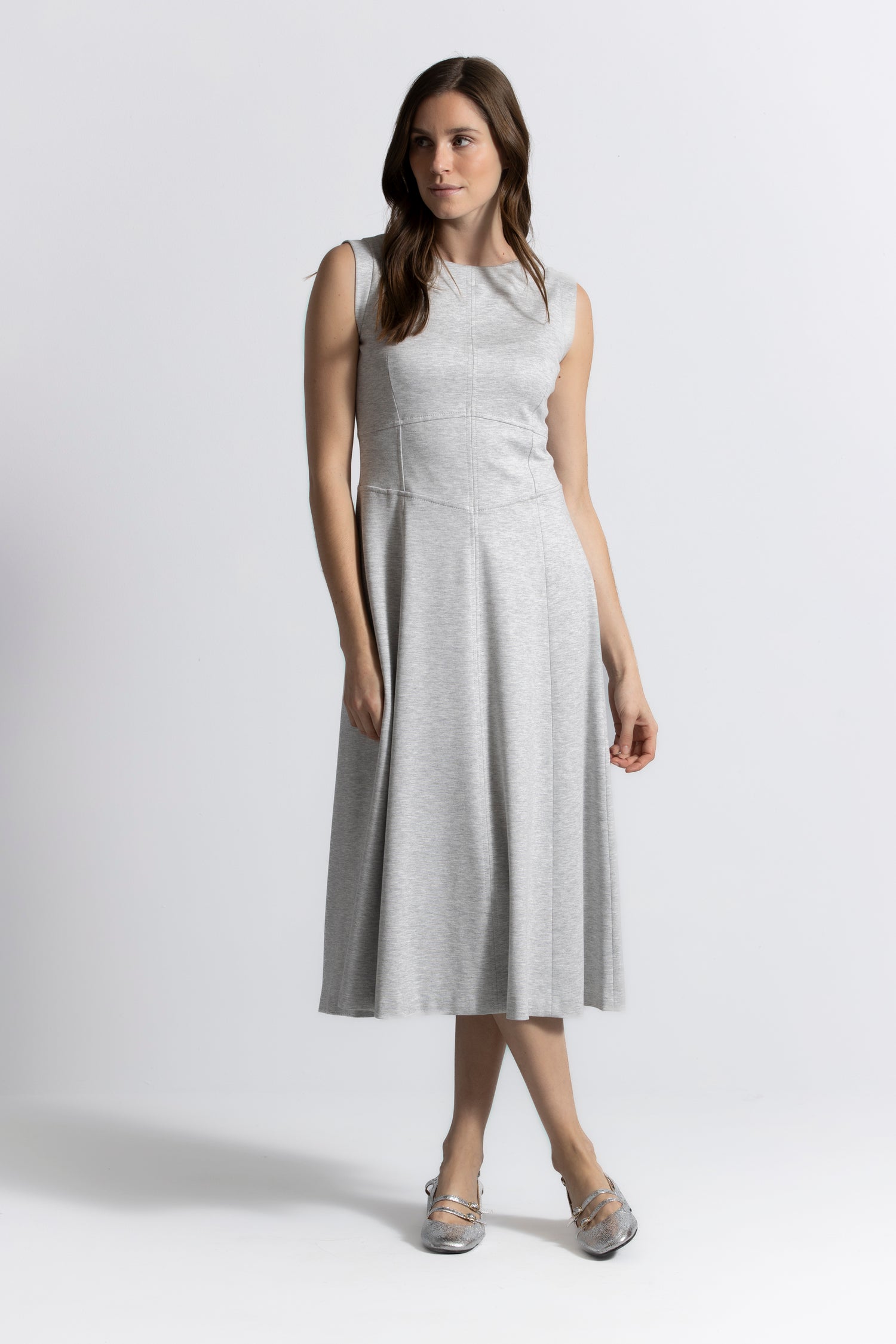 Kendal light grey dress