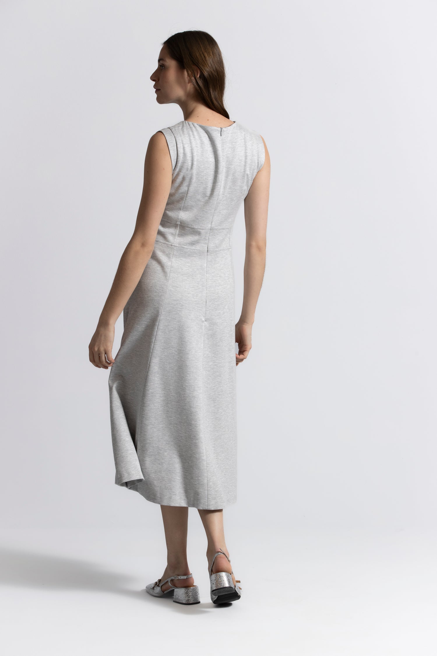 Kendal light grey dress