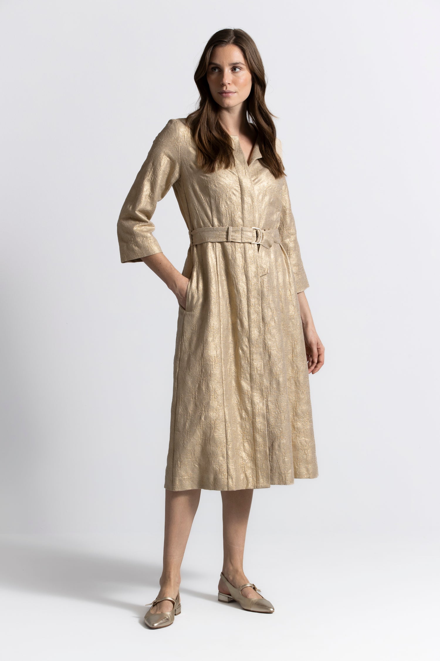 Kozy gold dress