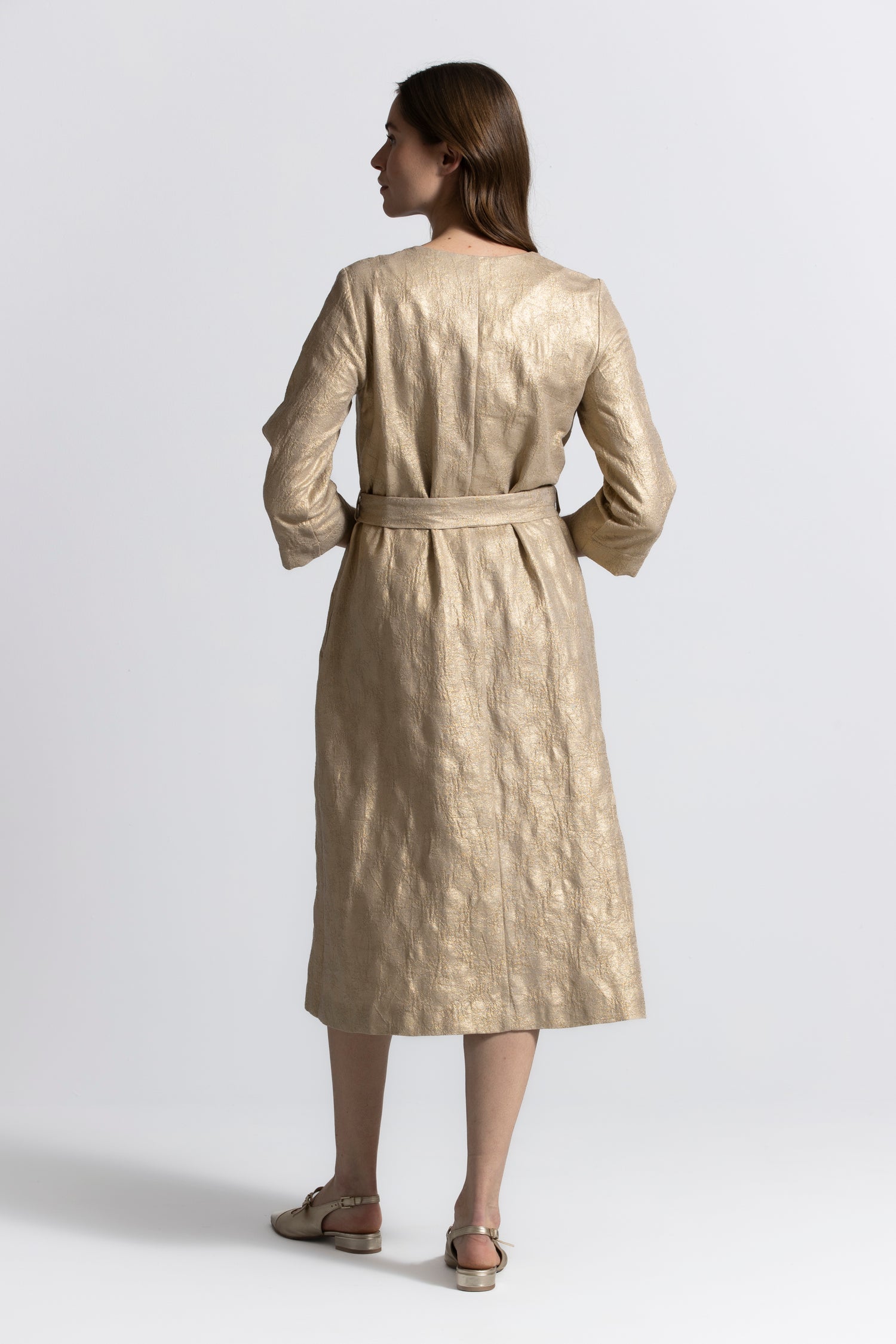 Kozy gold dress