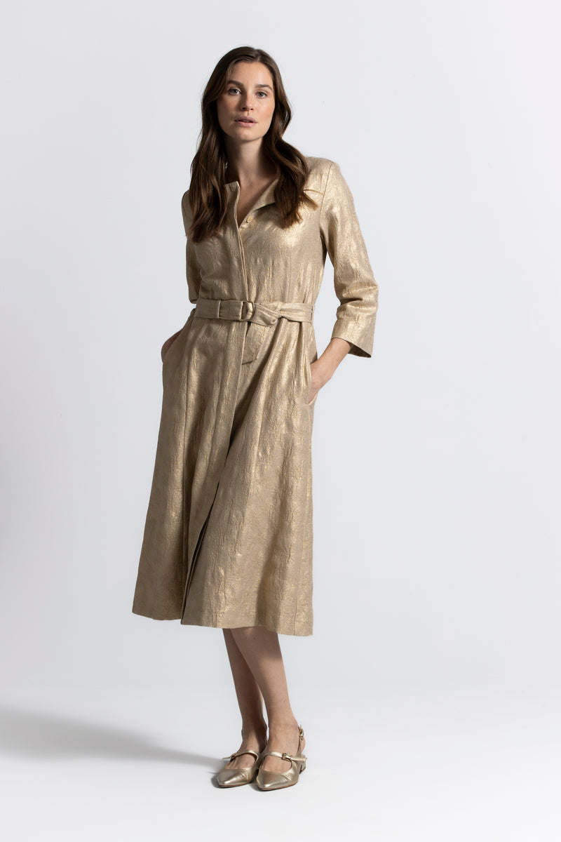 Kozy gold dress