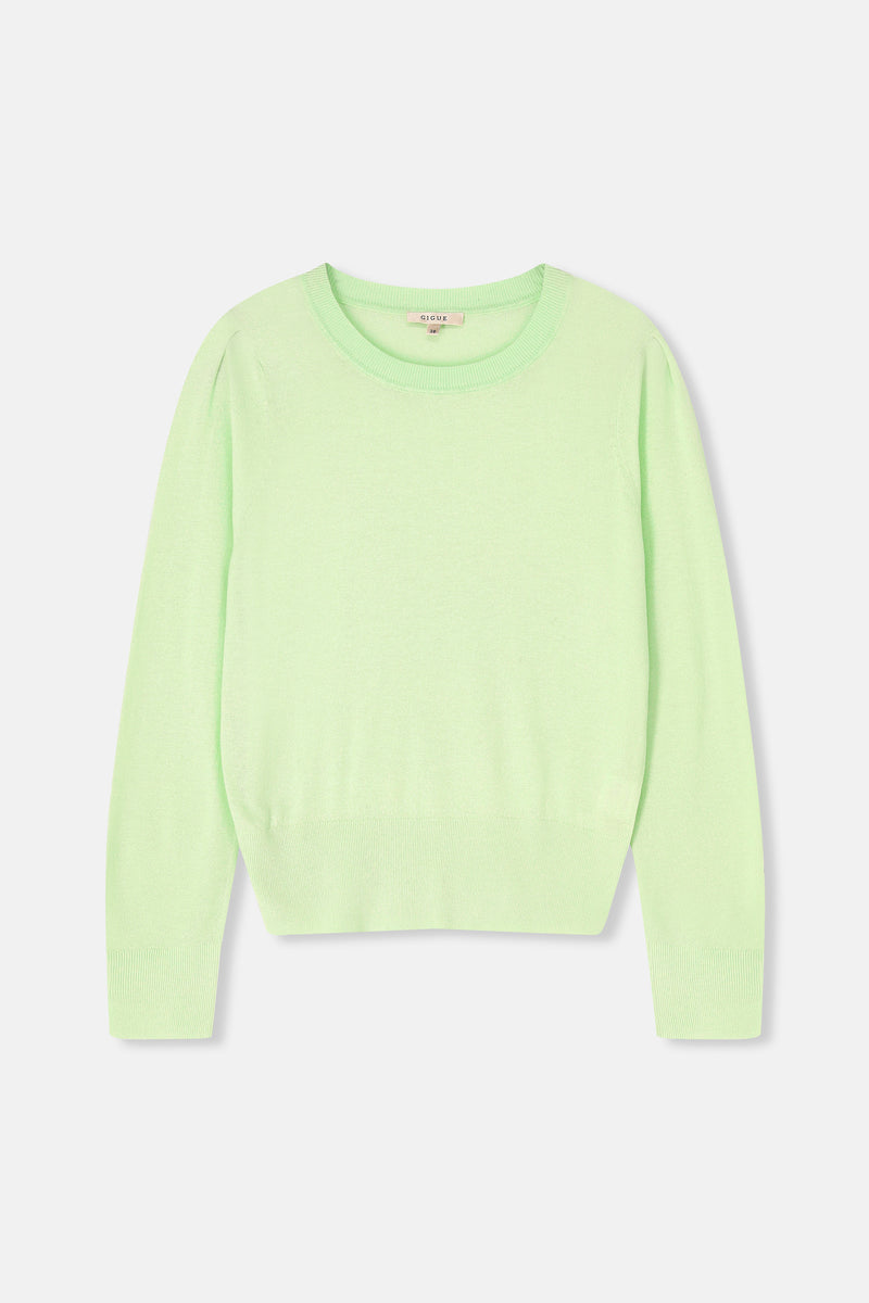 Leda lichtgroene pull