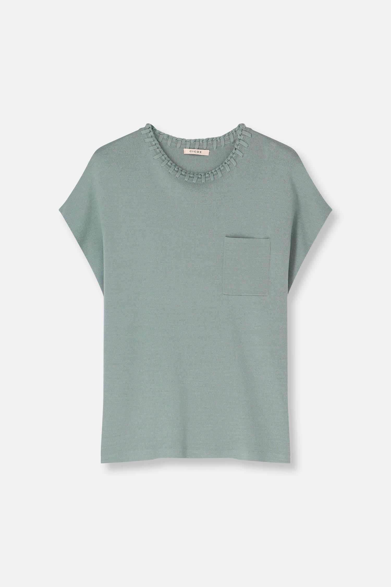 Leger green top