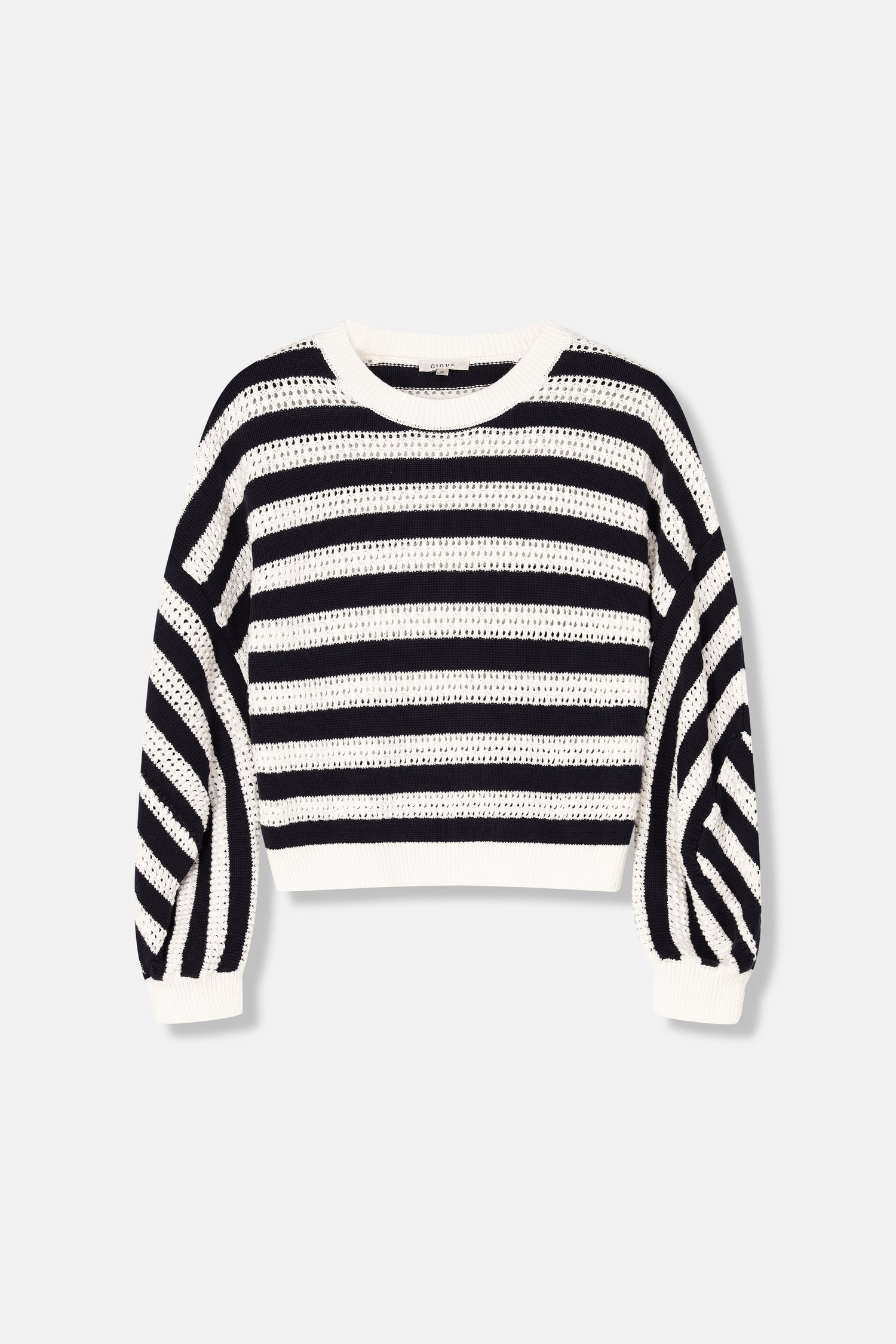 Lotte blauw-witte pull