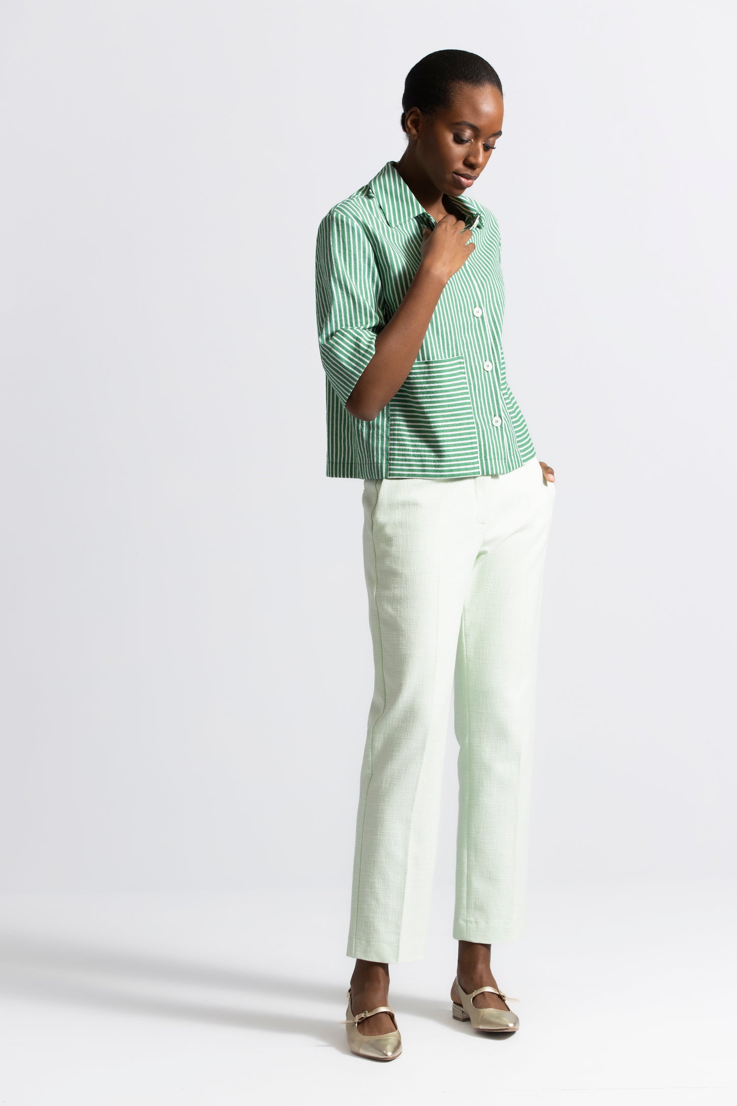 Pantalon vert menthe Rivoli 