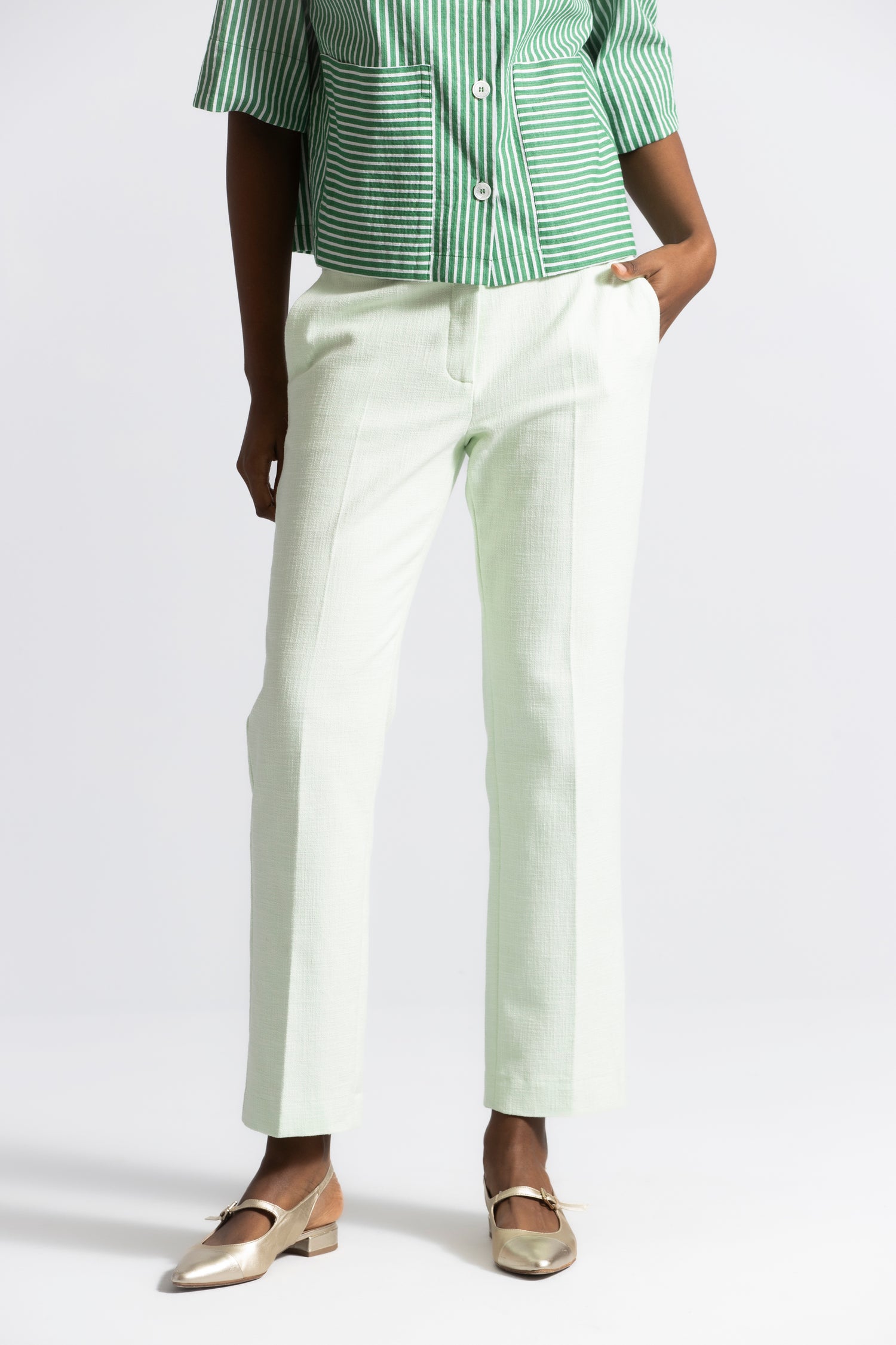 Pantalon vert menthe Rivoli 