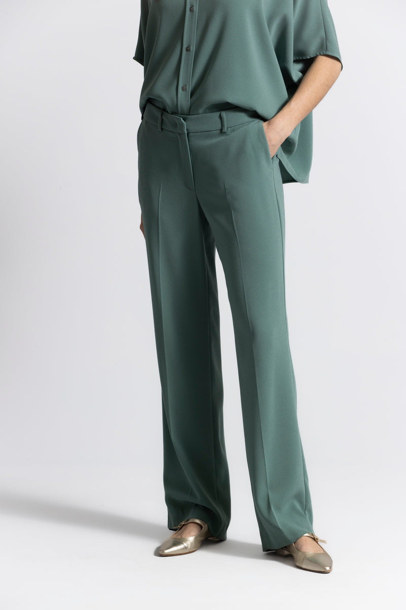 Rolado khaki green trousers