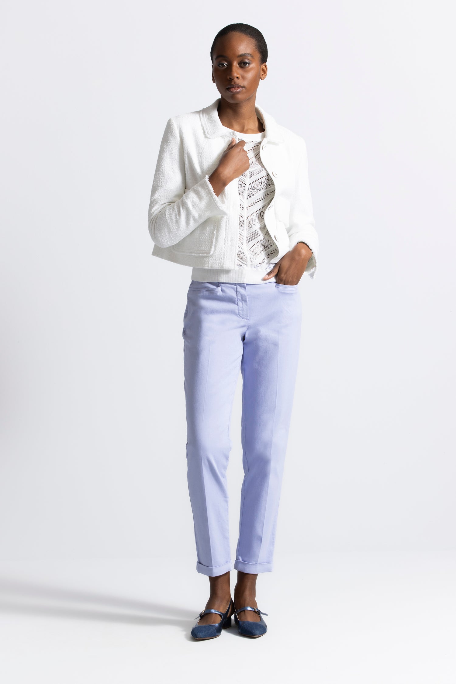 Pantalon bleu Roza