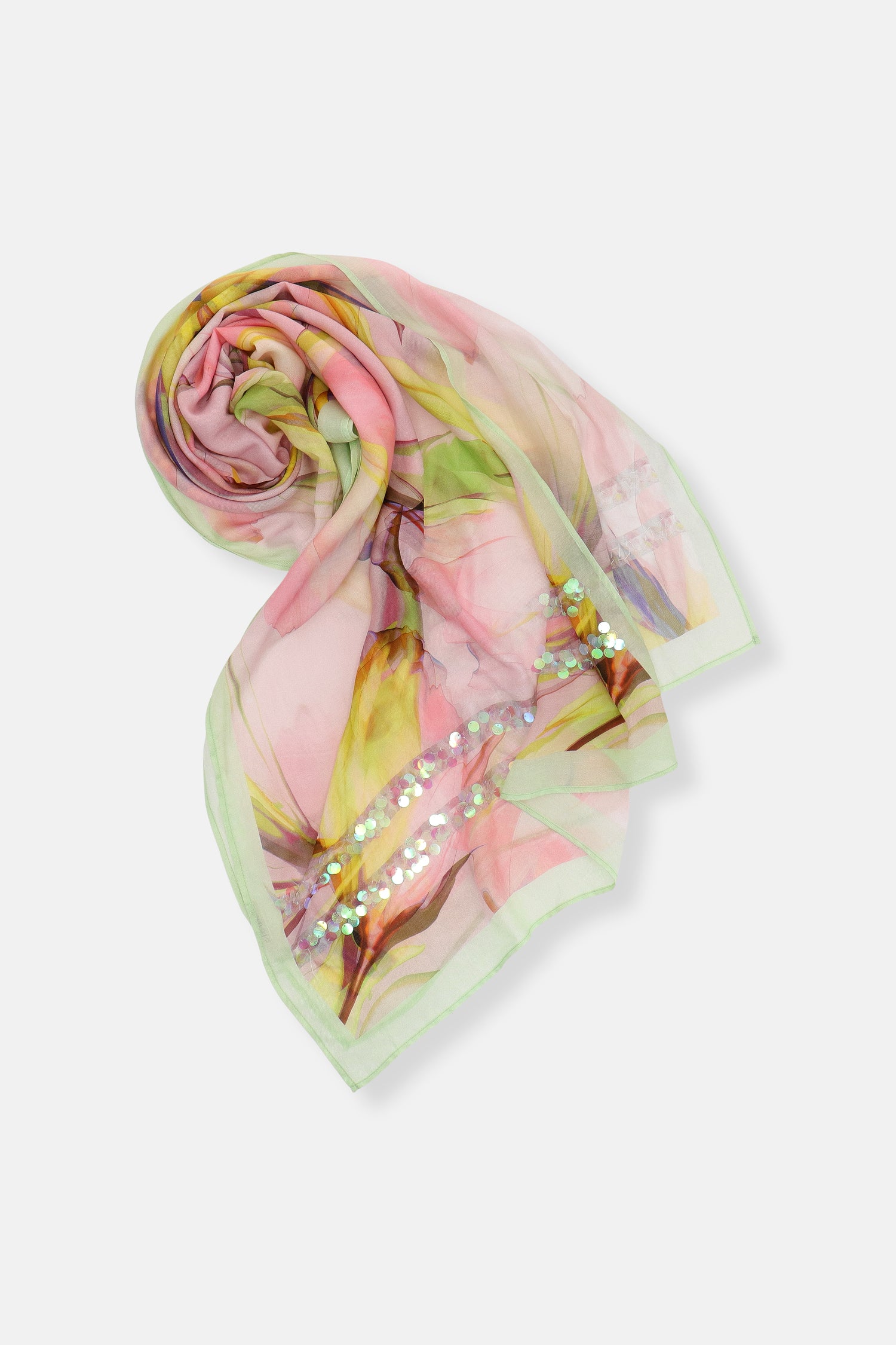 Scarf mintgroene sjaal