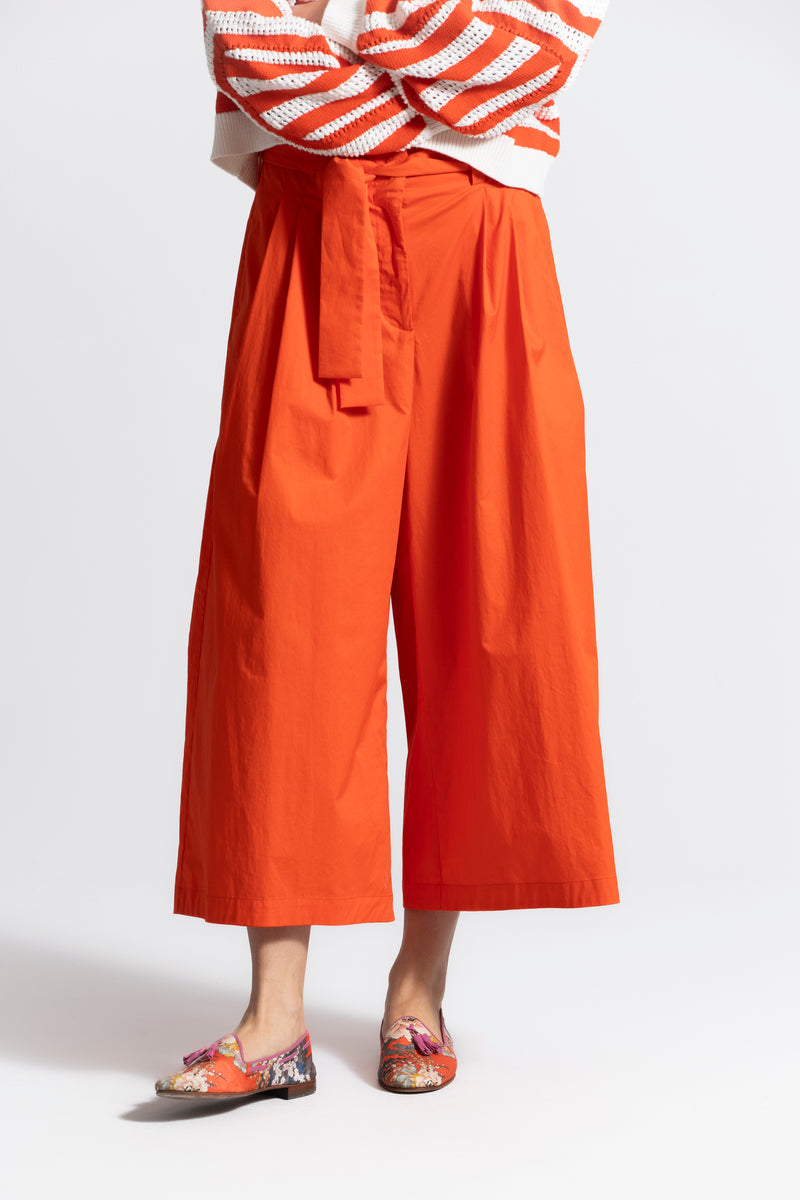 Jupe-culotte rouge Ticket