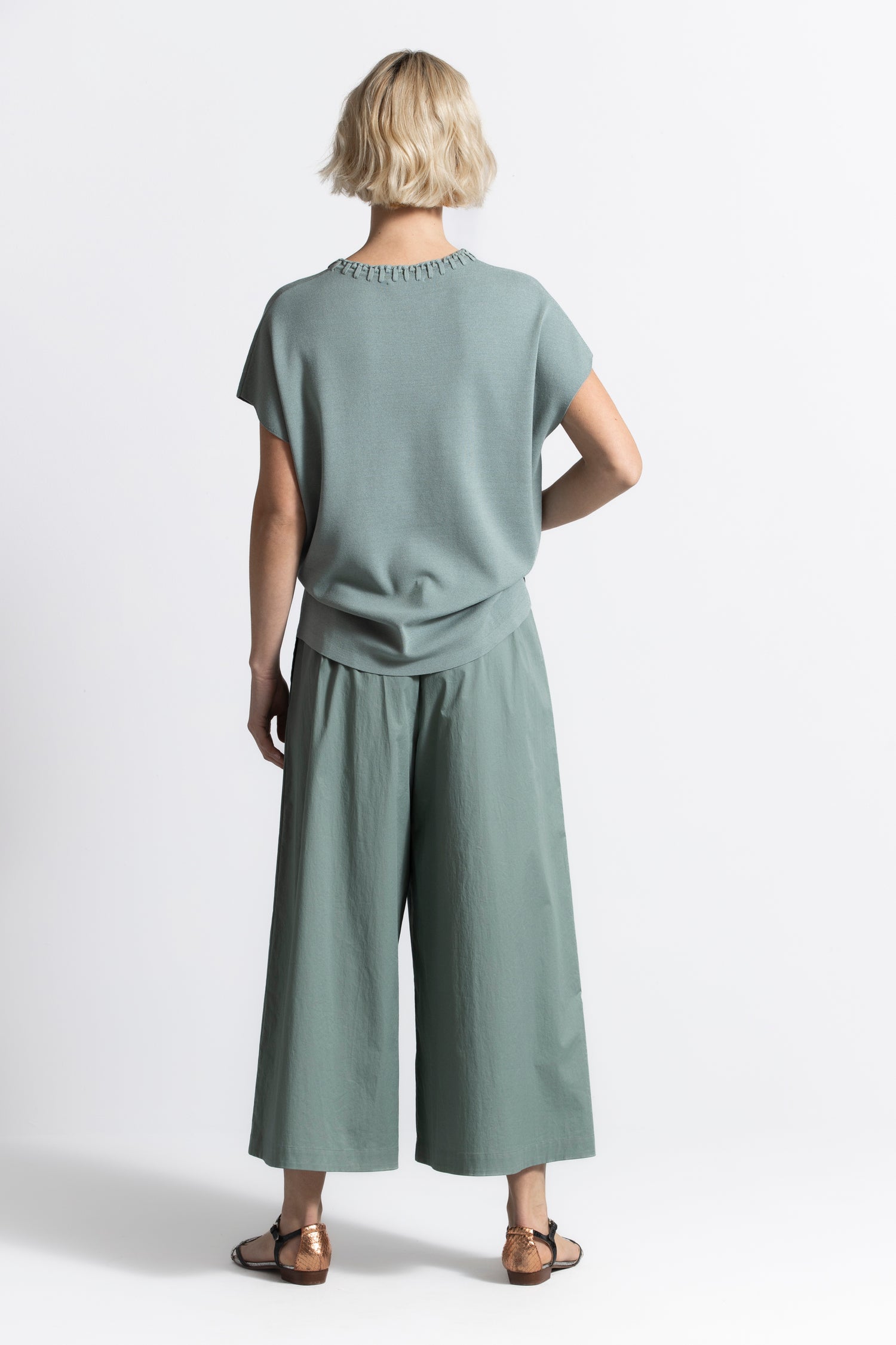 Jupe-culotte verte Ticket