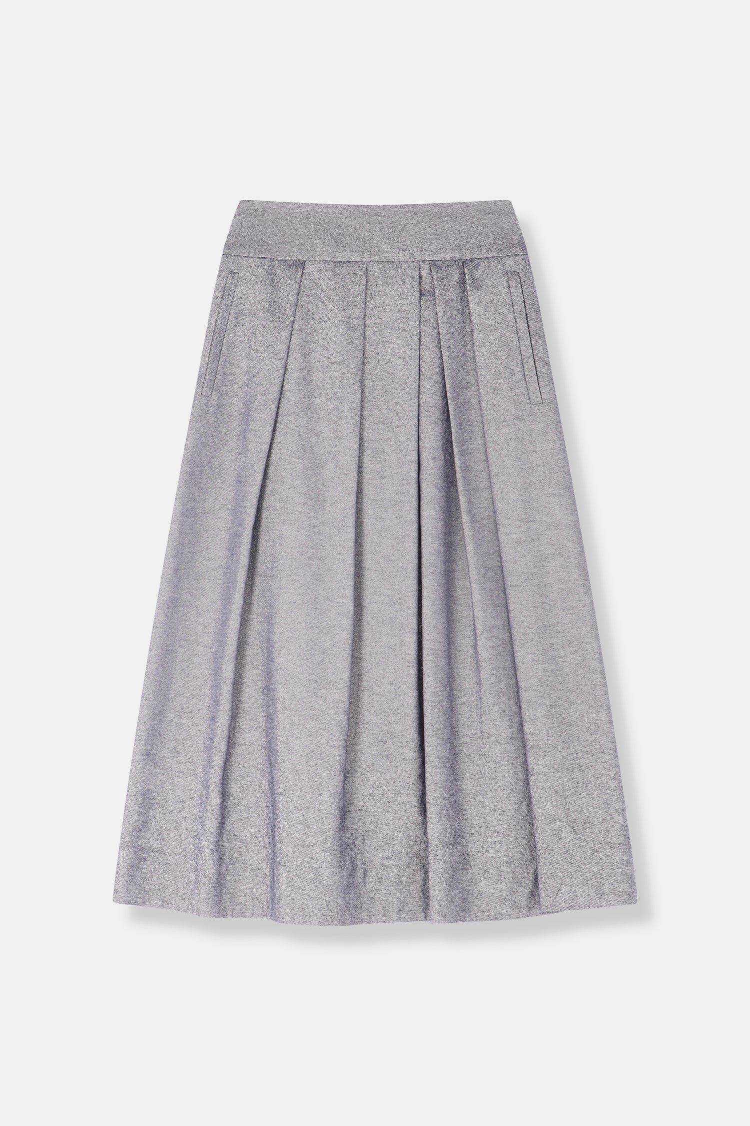 Tobio  blauw-zilveren rok