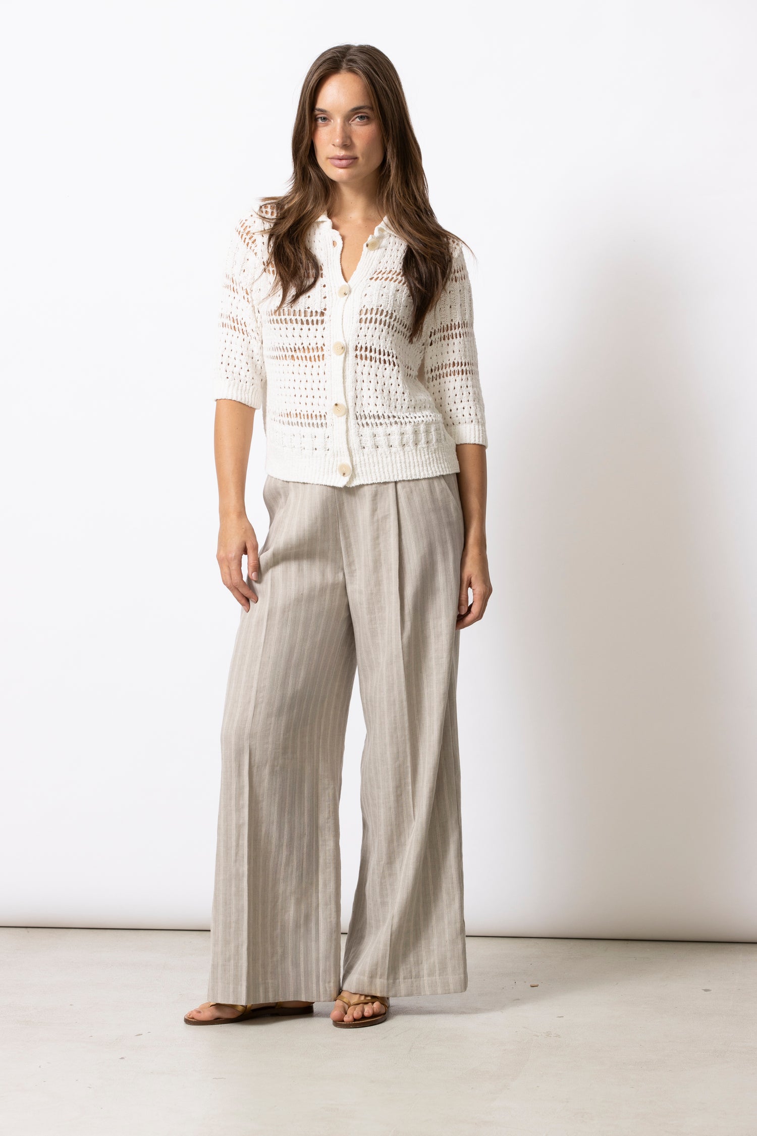 FAITH écru cardigan