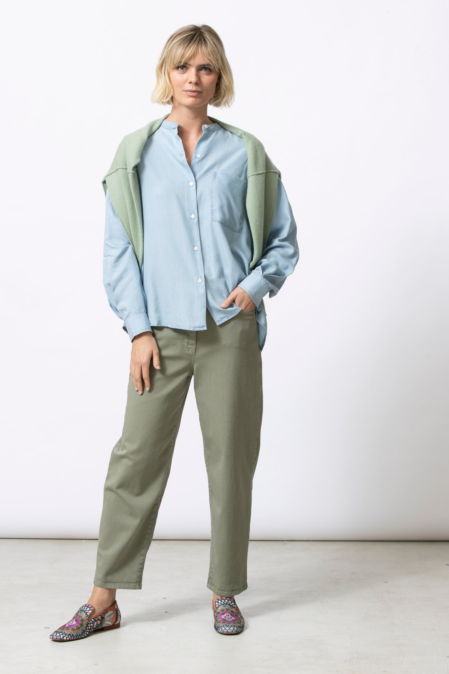 HECTOR blouse bleu clair