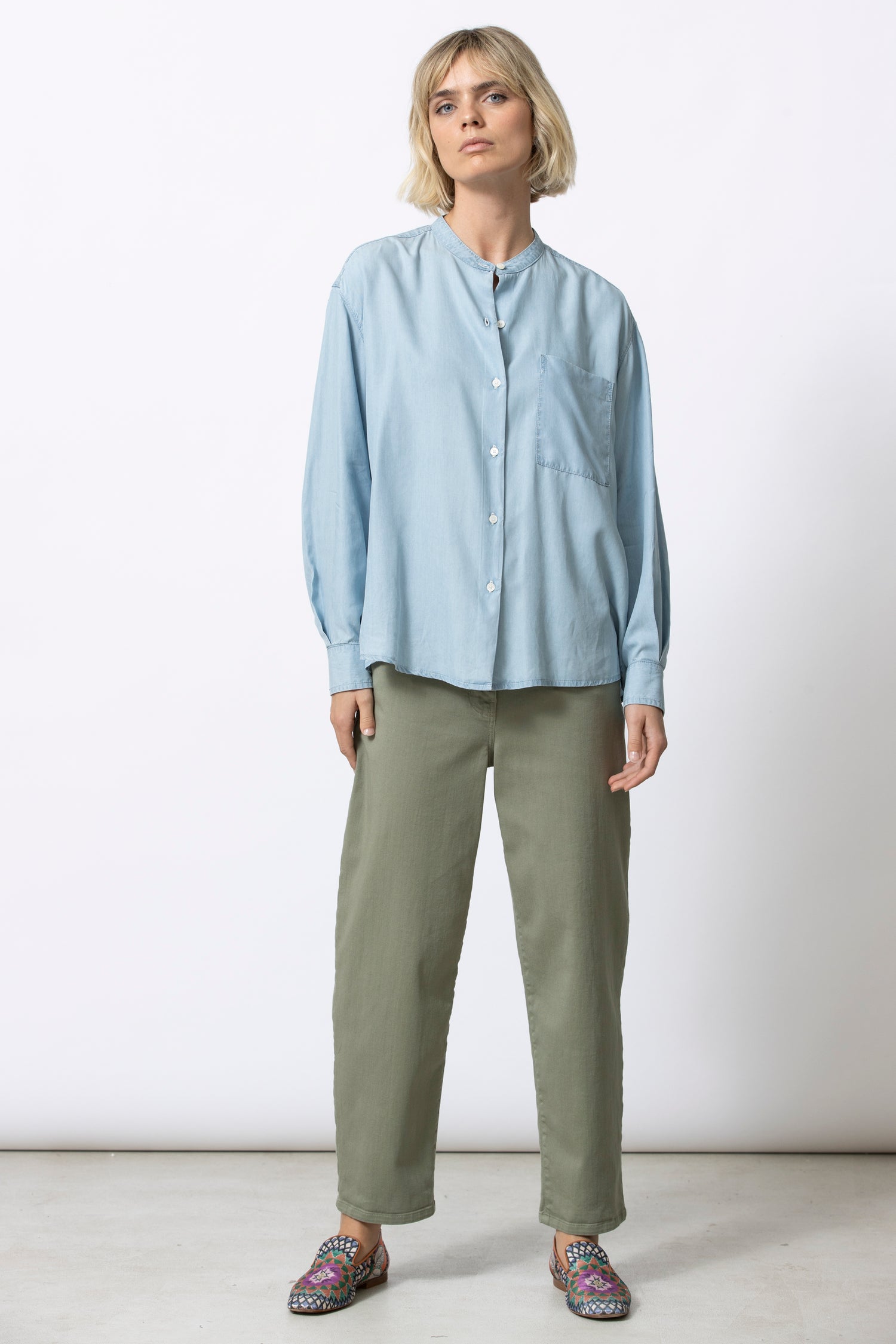 HECTOR blouse bleu clair