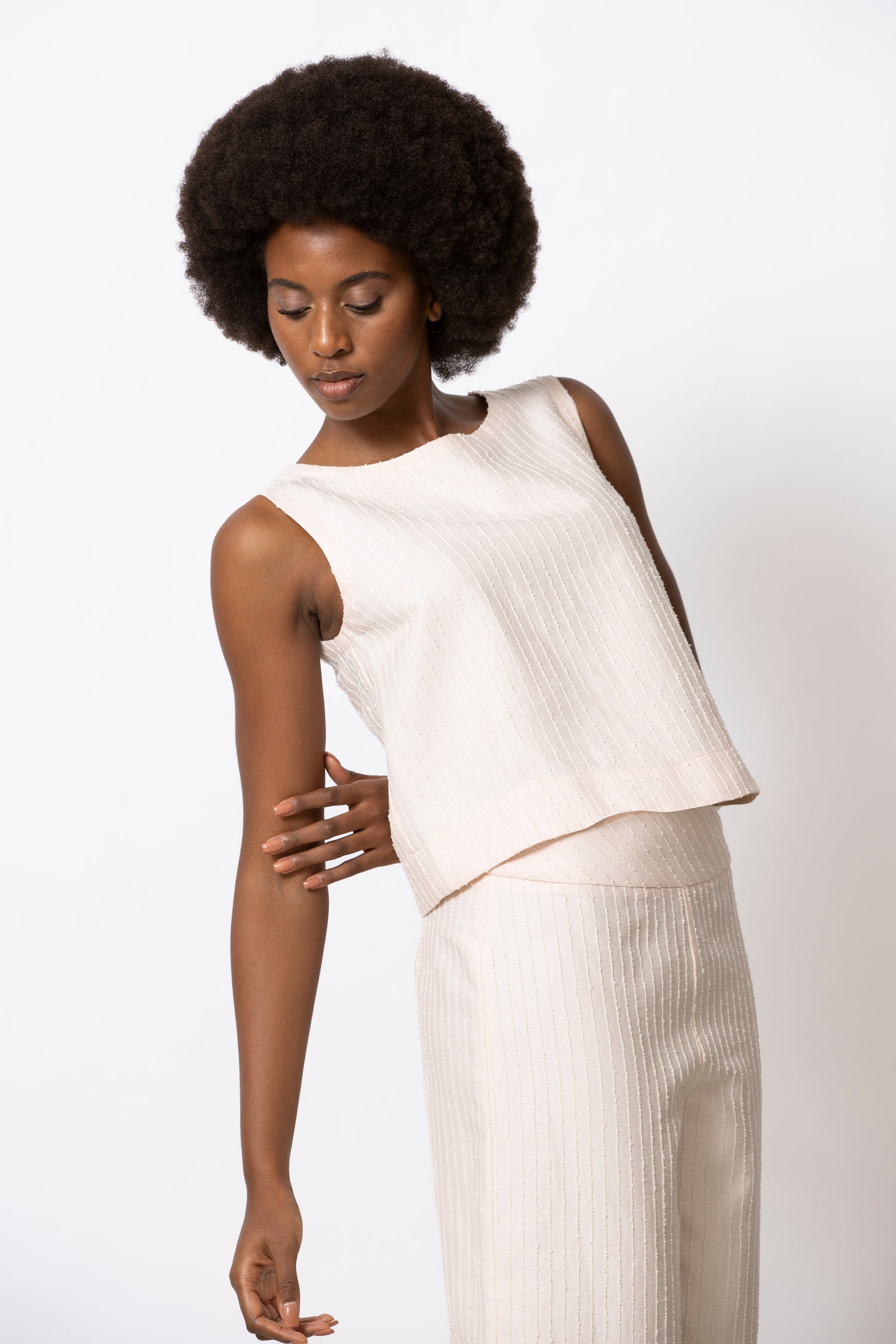 HEKO roze gestreepte top