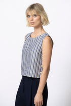 Heko top rayé navy