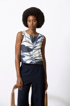Heko top imprimé navy