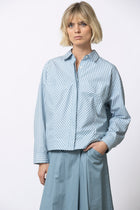 Blouse HELMO bleu clair