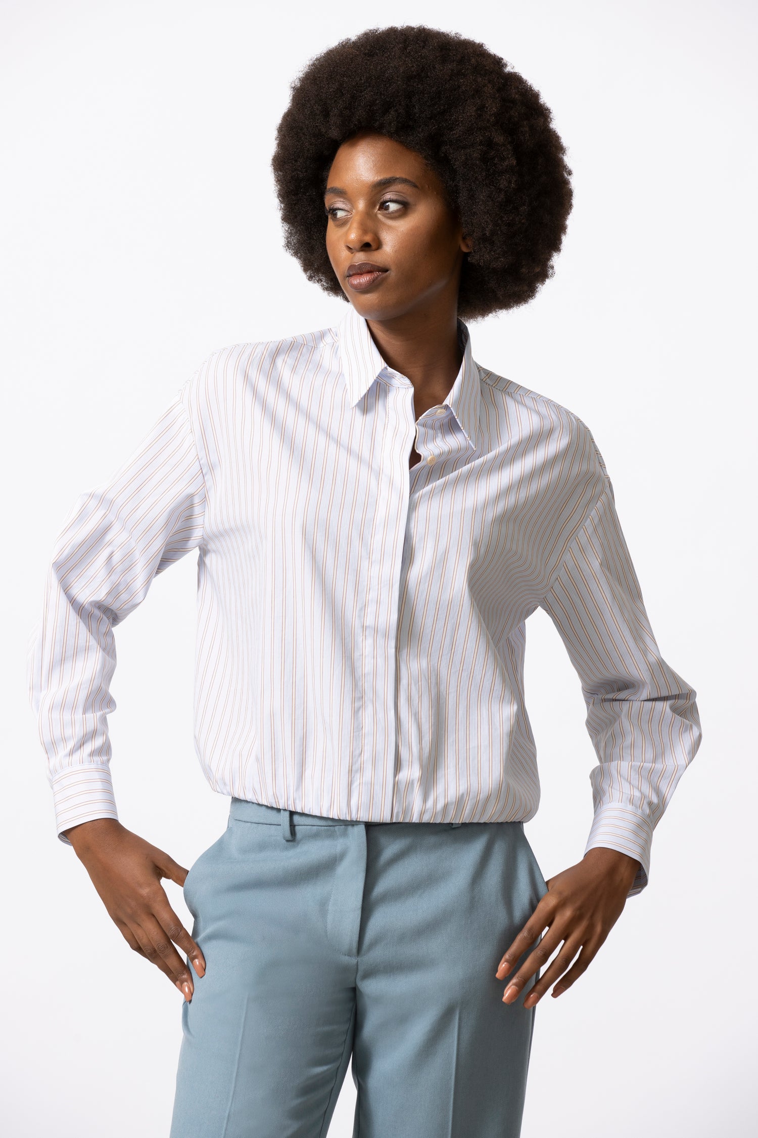 Hidem bruine streep bloes