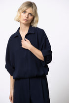 HISHA blouse bomber navy