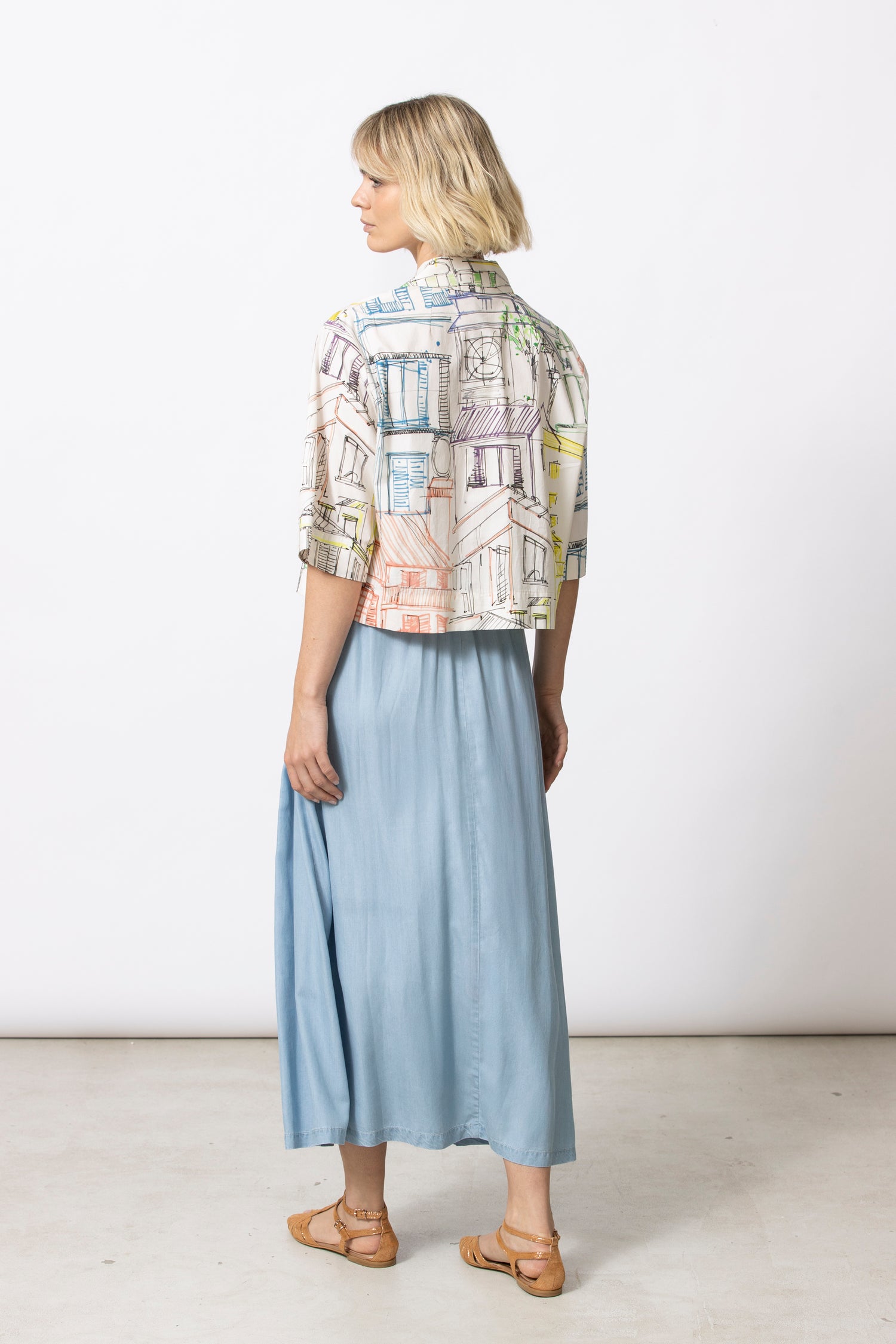 Blouse HIZA imprimée