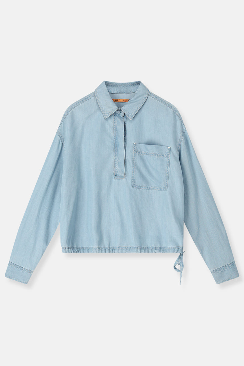 HOOVER babyblauw hemd