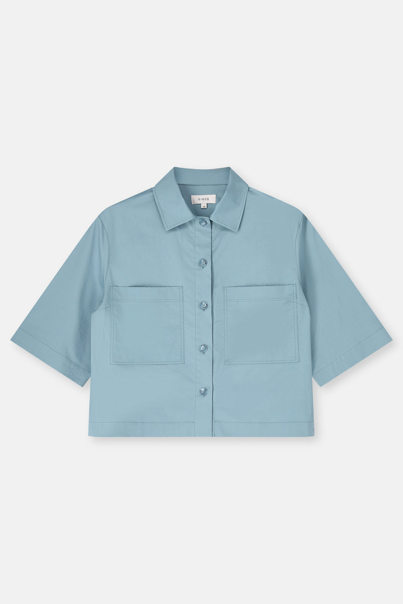 HOZAK lichtblauw hemd