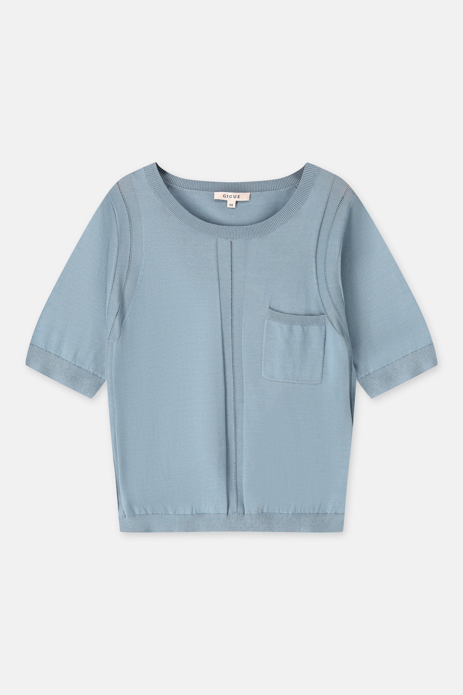 LANA lichtblauwe trui