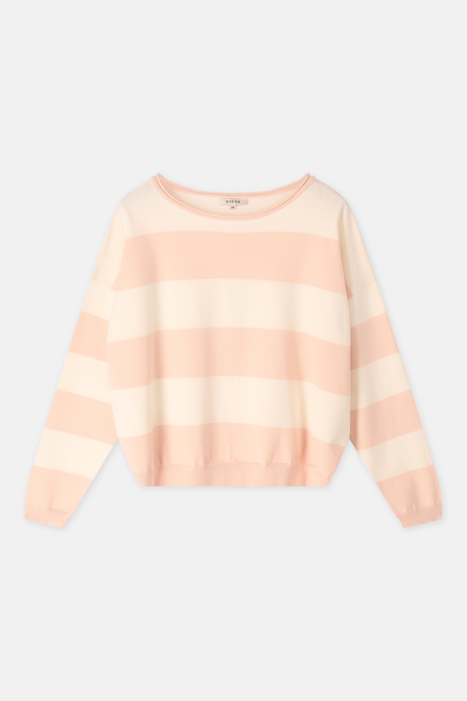 LAURI  nude gestreepte trui