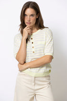 Pull LAVENDER jaune fluo