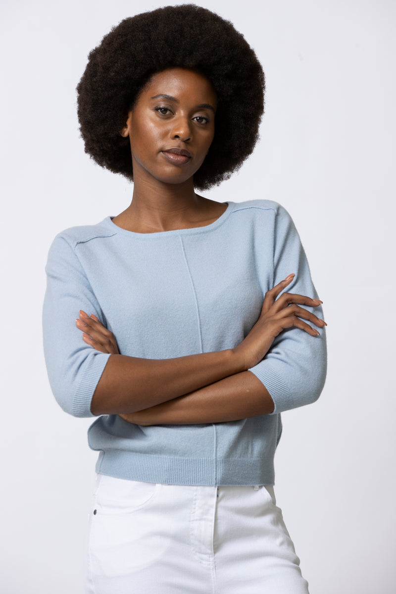LAYLA lichtblauwe trui