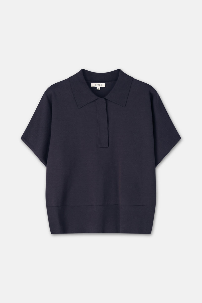 LEMON navy polo