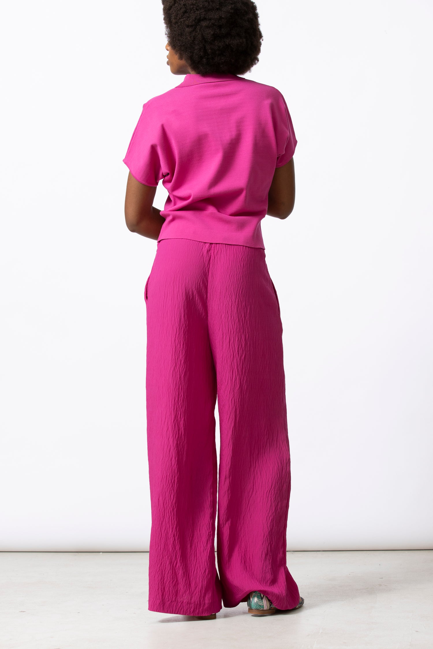 LEMON fuchsia polo