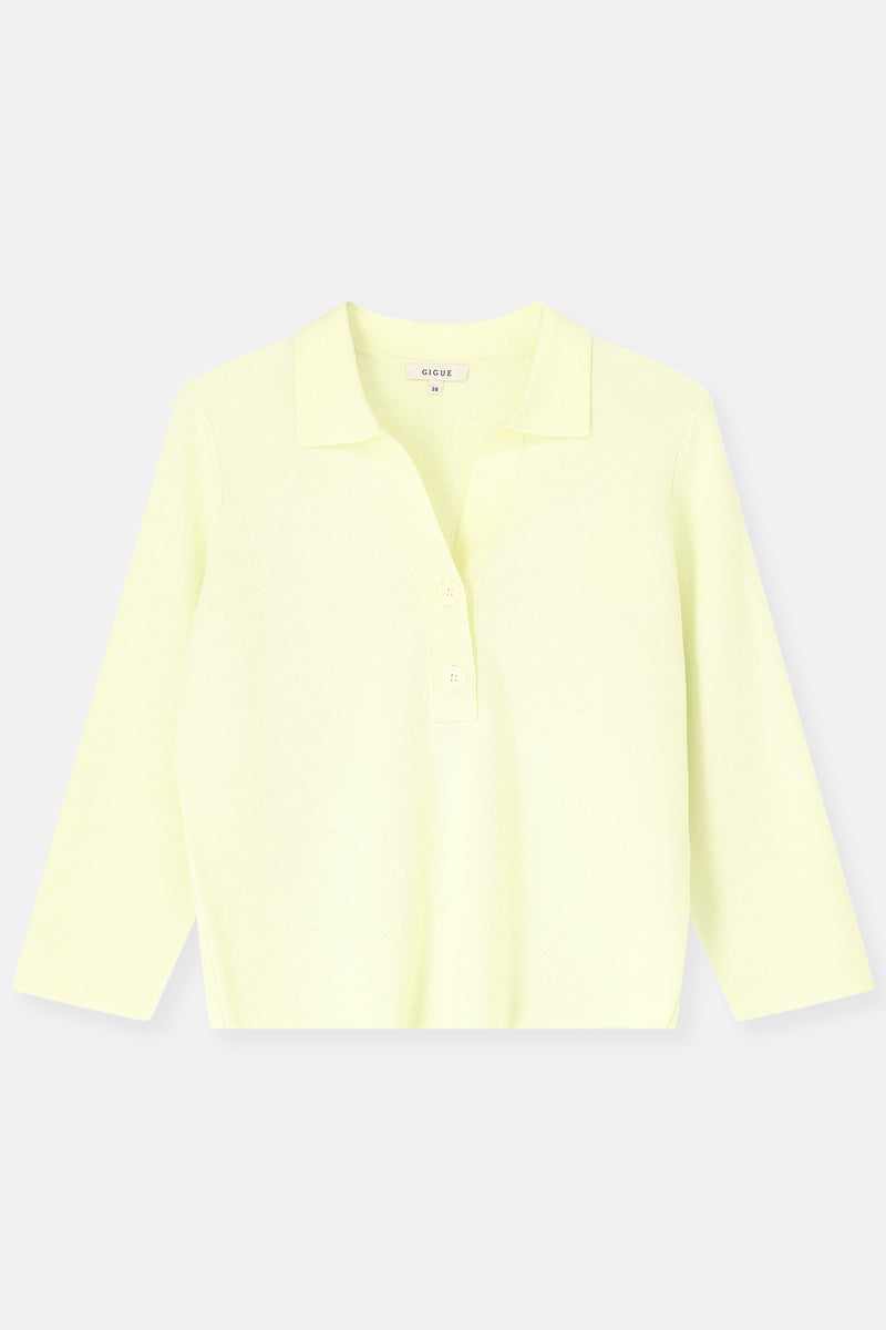 LENNON Fluo Yellow Polo