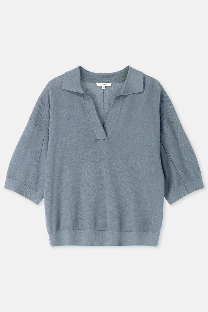 LION lichtblauwe polo