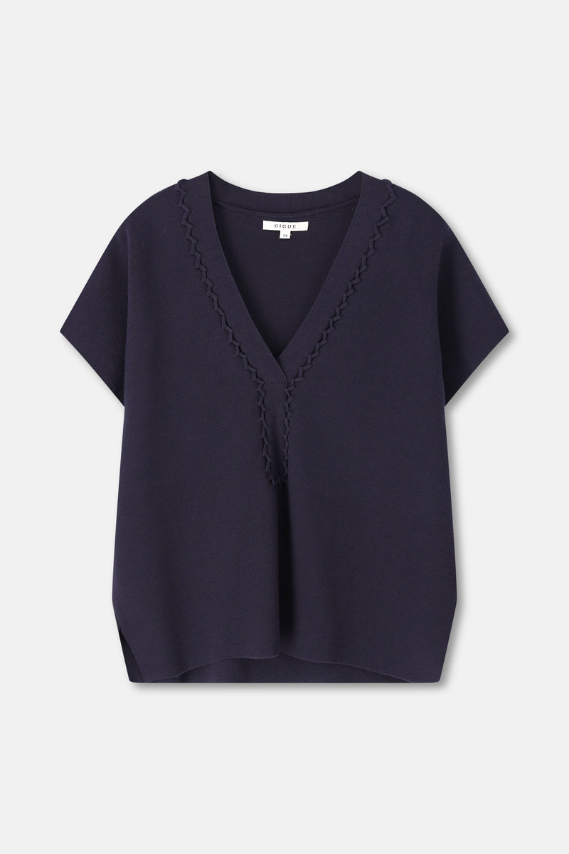 LIZY navy trui