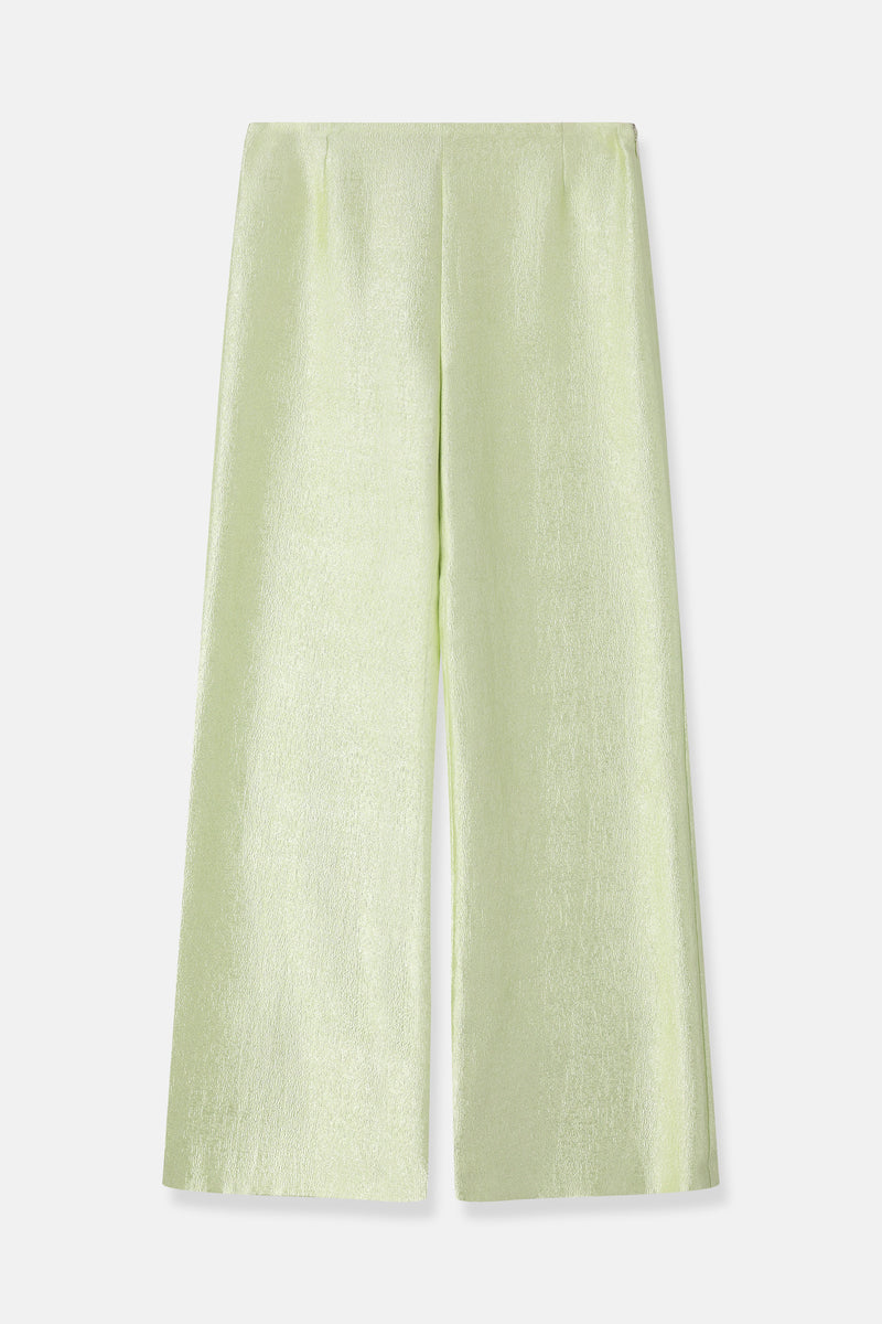 RIANA Fluo Yellow Trousers