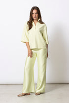 Pantalon RIANA jaune fluo